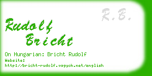 rudolf bricht business card